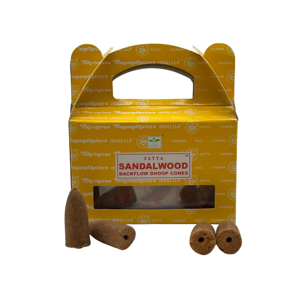 Encens Bois de Santal Backflow  24 cônes