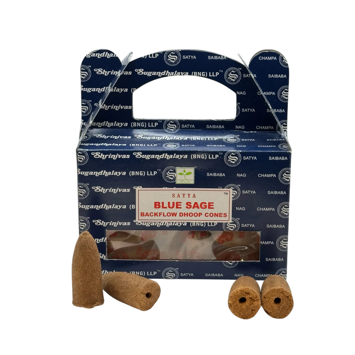 Encens Sauge Bleue Backflow  24 cônes