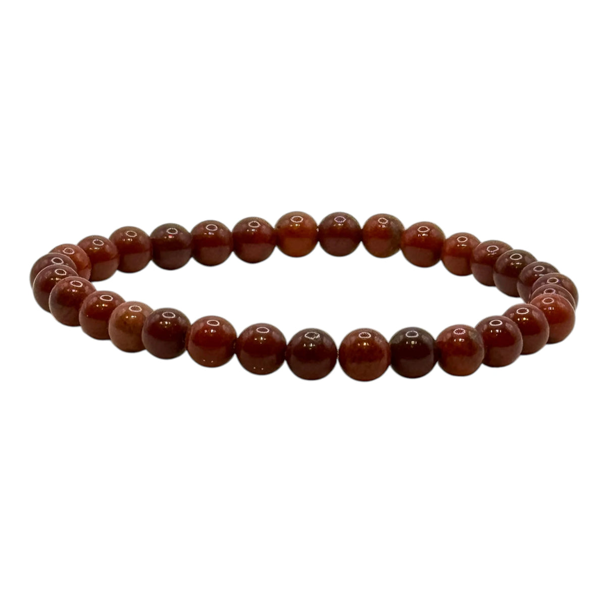 Bracelet "Ancrage & Vitalité" en Jaspe Breschia Perles Rondes