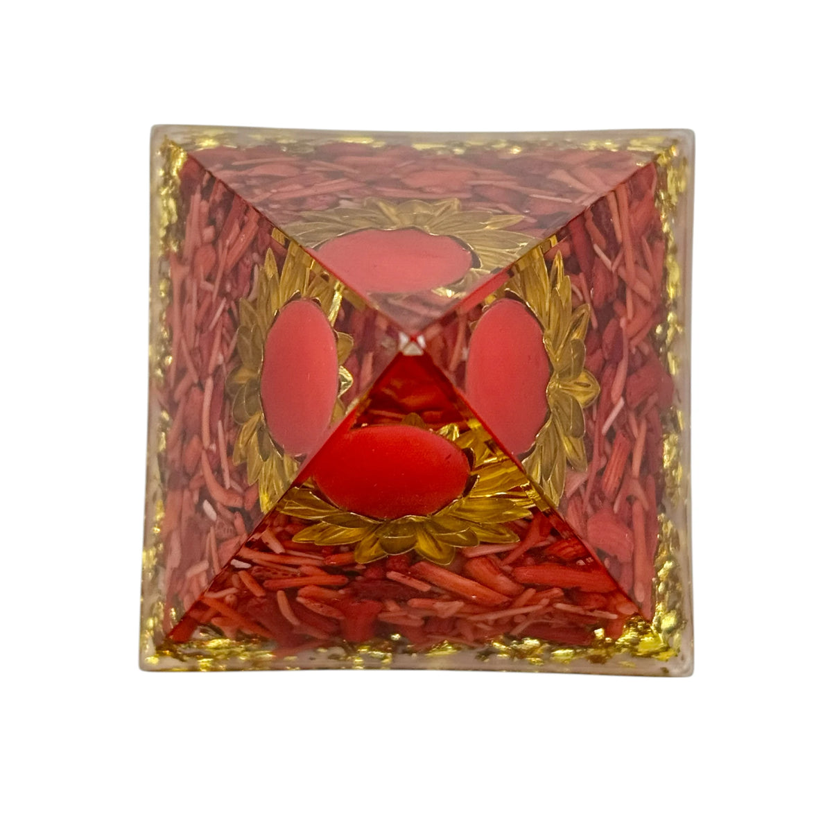 Pyramide Orgonite Fleur de Lotus 60*60mm