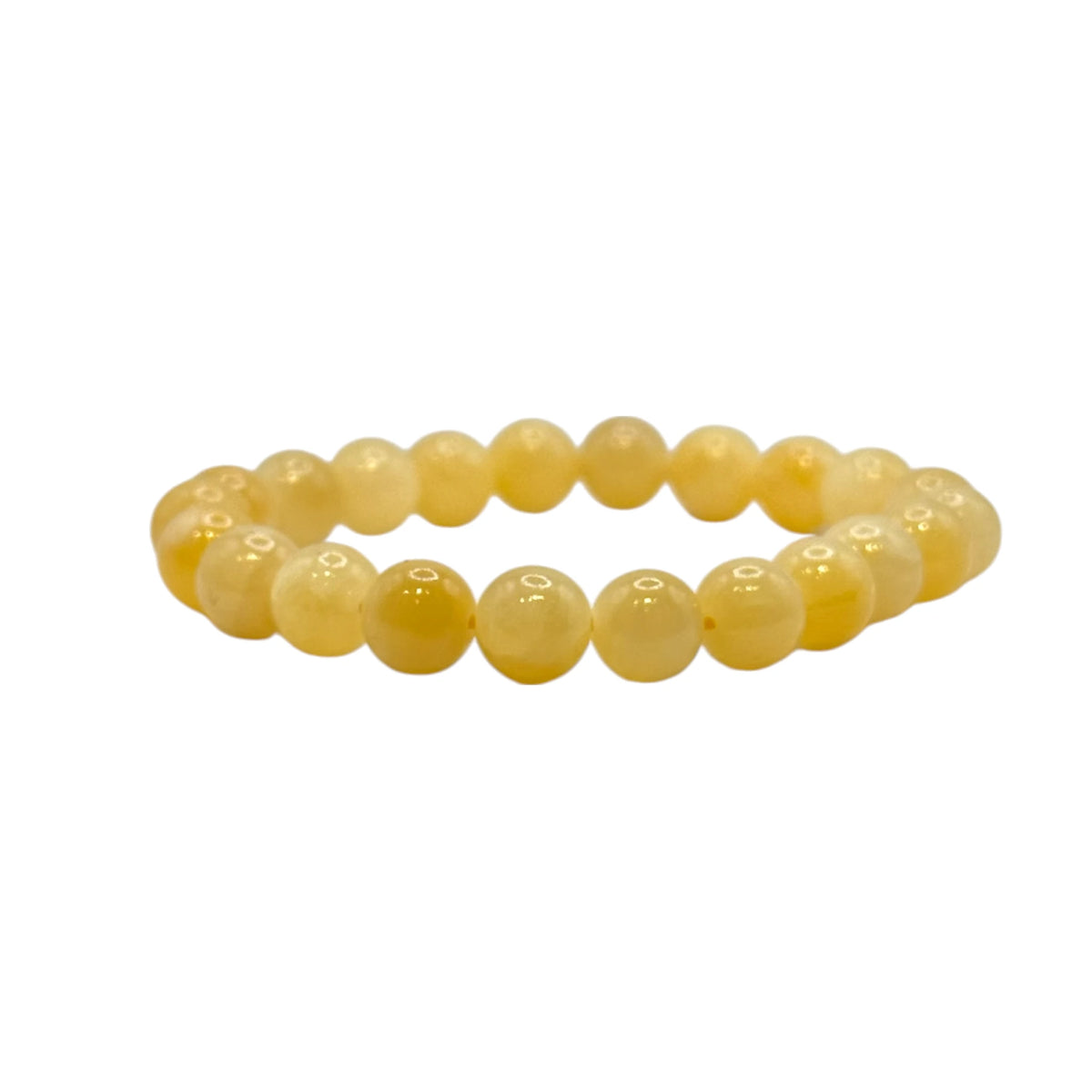 Bracelet “Réconfort & Vitalité” en Calcite Orange Perles Rondes