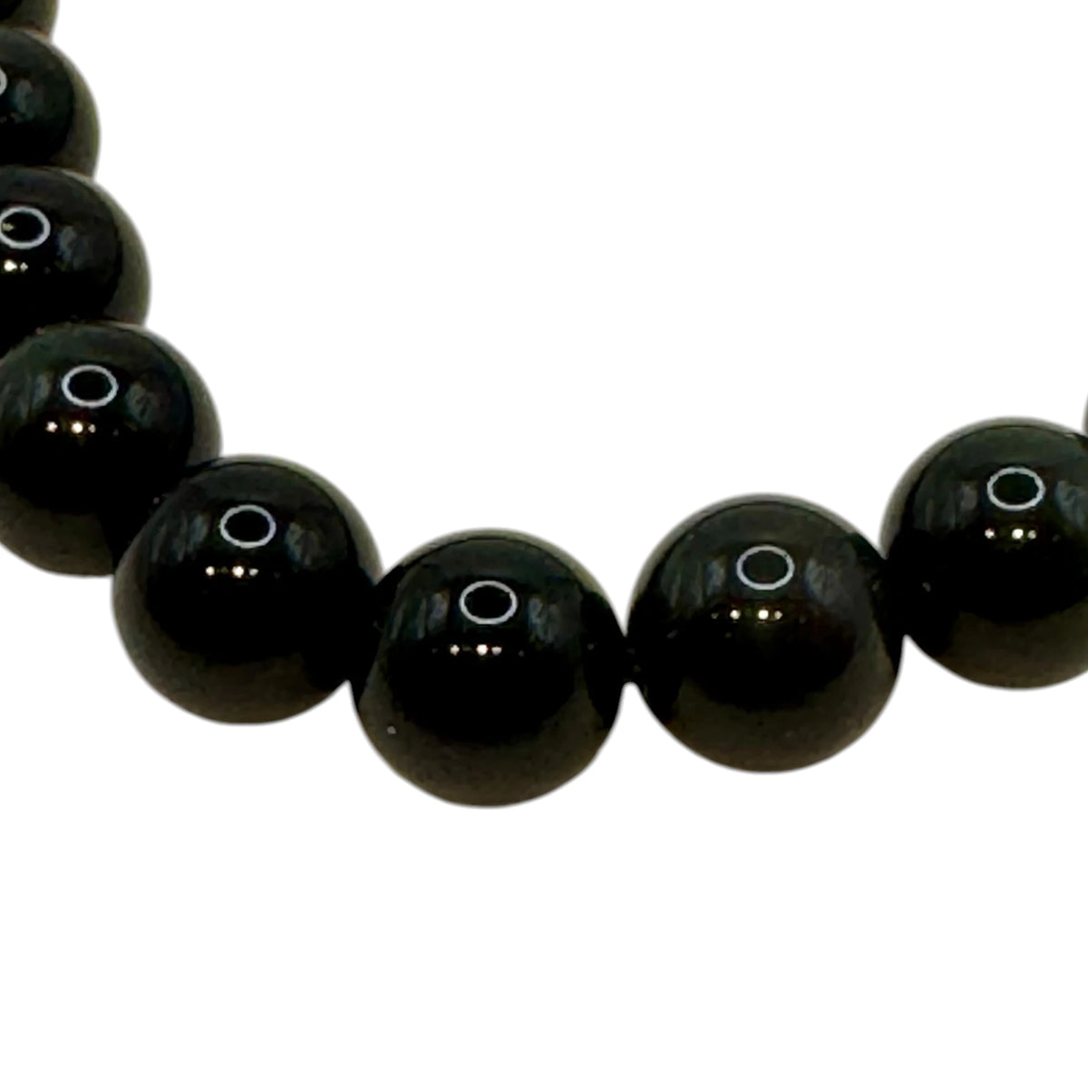 Obsidienne Œil Céleste AAA Fil de Perles Naturelle 8-10mm, env 39cm