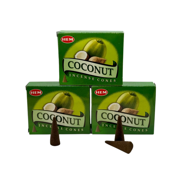 Encens Hem Noix de Coco, cônes
