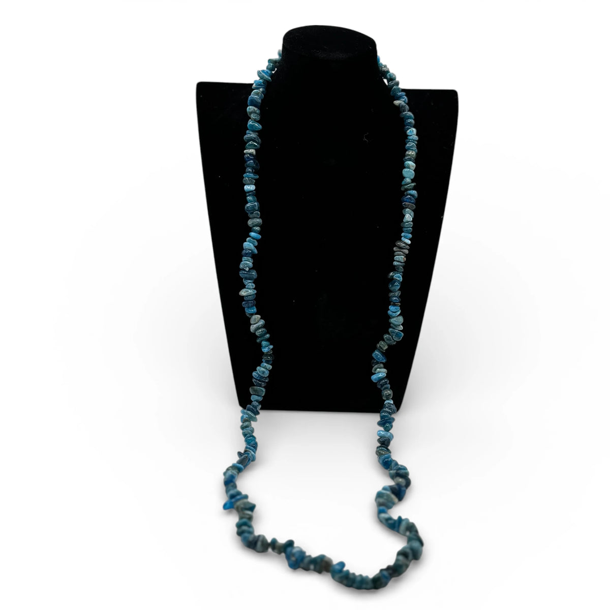 Collier baroque/chips en Apatite 40 et 80 cm
