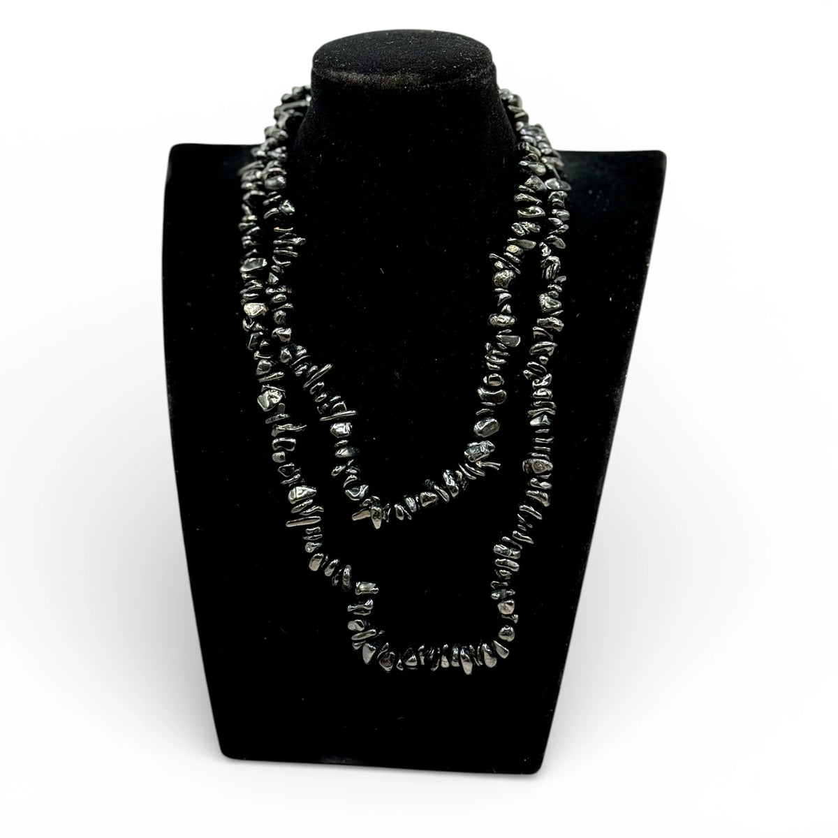 Collier baroque/chips en Tourmaline 40 et 80 cm