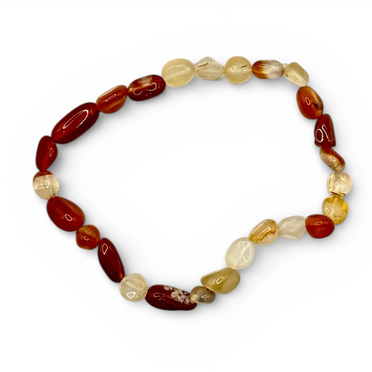 Bracelet Cornaline Pierres roulées