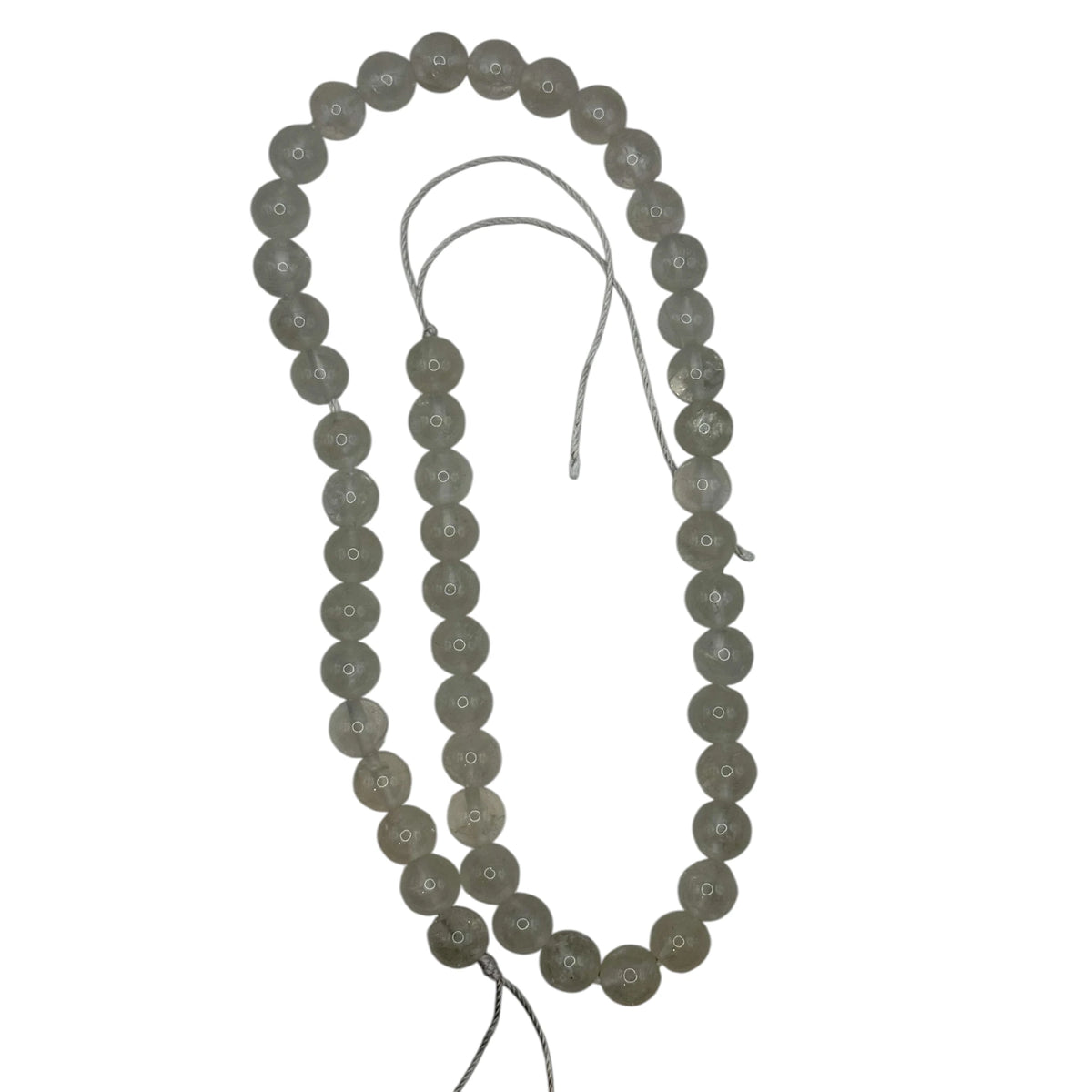 Cristal de Roche Fil de Perles Naturelle 4-6-8-10mm, env 39cm