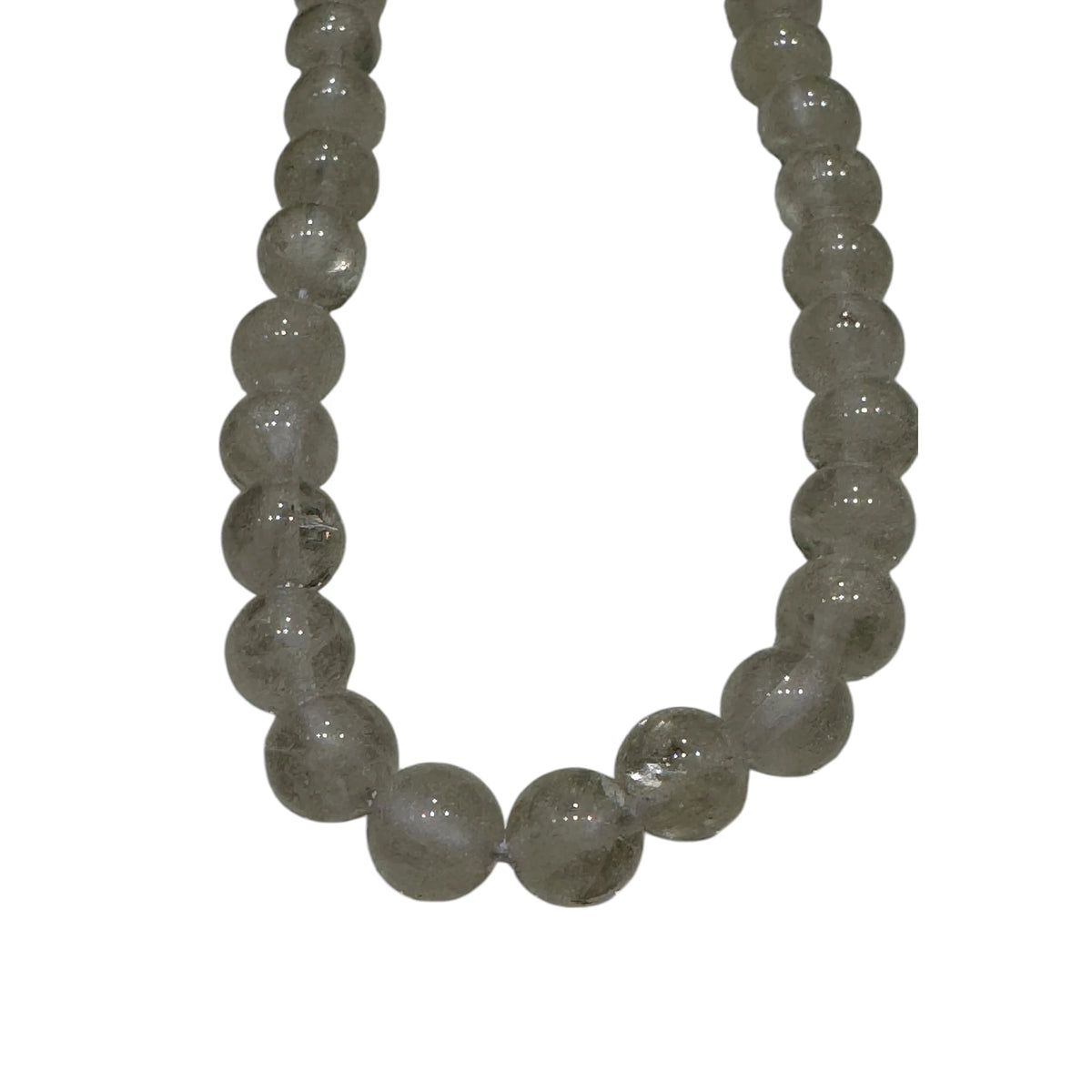 Cristal de Roche Fil de Perles Naturelle 4-6-8-10mm, env 39cm