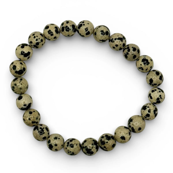 Bracelet Jaspe Dalmatien