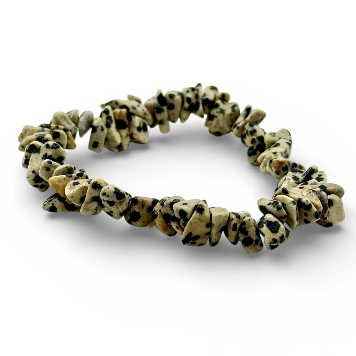Bracelet Jaspe Dalmatien Chips/ Baroque
