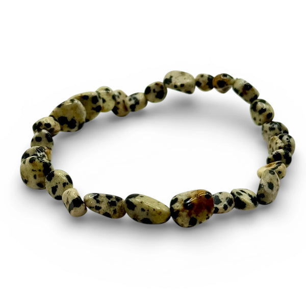 Bracelet Jaspe Dalmatien Pierres roulées