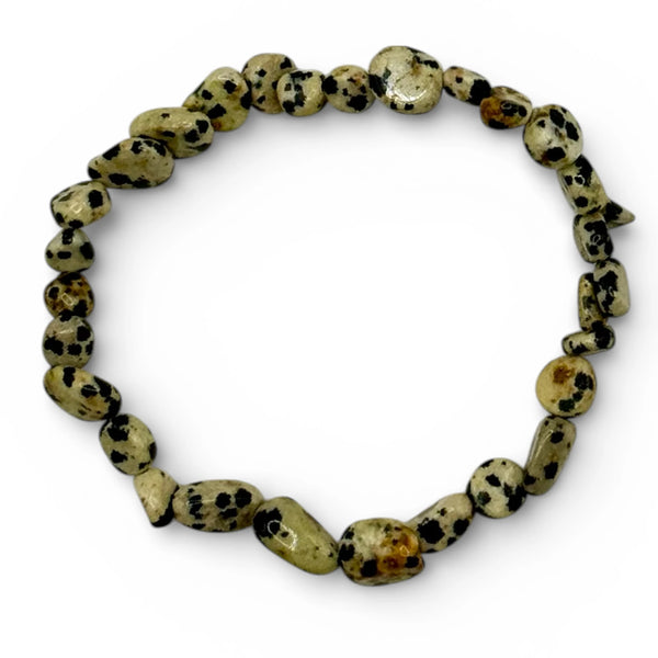 Bracelet Jaspe Dalmatien Pierres roulées