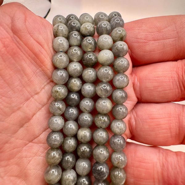 Labradorite Extra Fil de Perles Naturelle 6mm, env 39cm