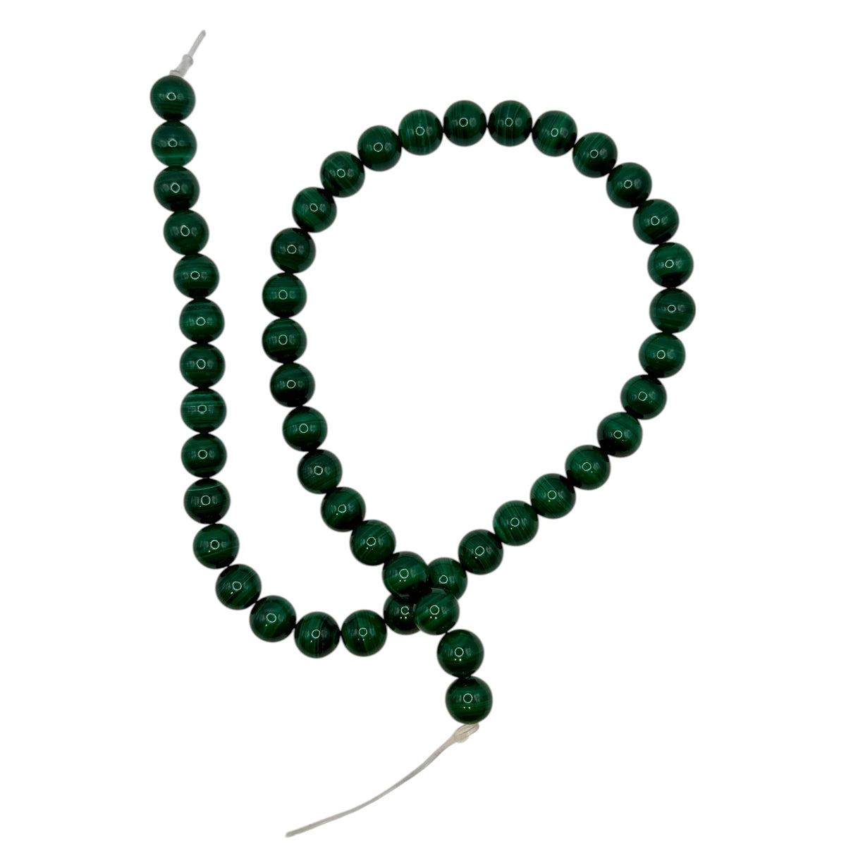 Malachite Fil de Perles Naturelle 4-6-8-10mm, env 39cm