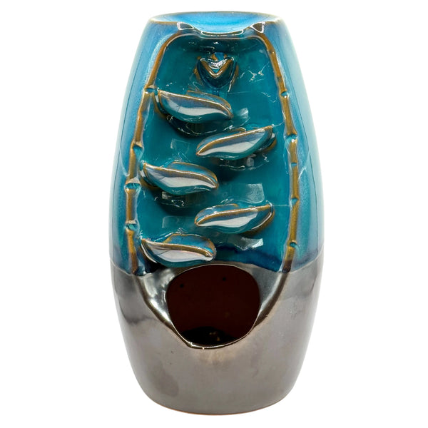 Fontaine Cascade Bleue-vert Chinoise encens à refoulement/ Backflow