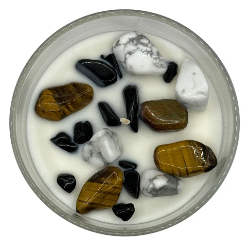 Bougie Artisanale parfumée signe astro Gémeaux et Pendentif en  Argent 925
