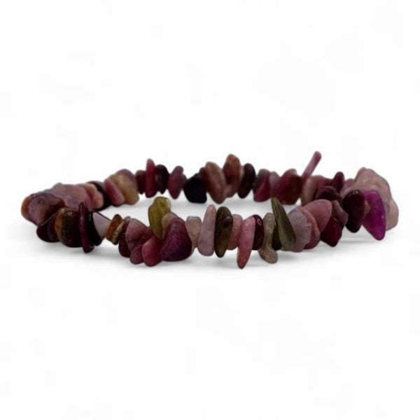 Bracelet Tourmaline Multicolore Chips/ Baroque