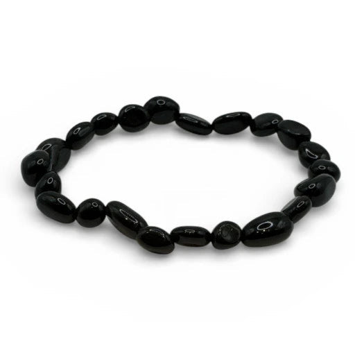 Bracelet Obsidienne Œil Céleste Pierres Roulées