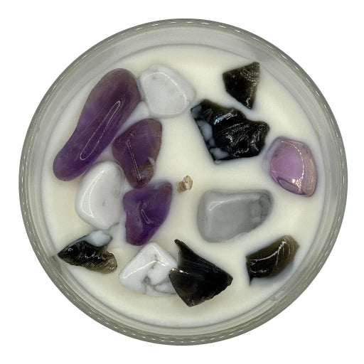 Bougie Artisanale Parfumée Signe Astro Verseau et Pendentif en Argent 925