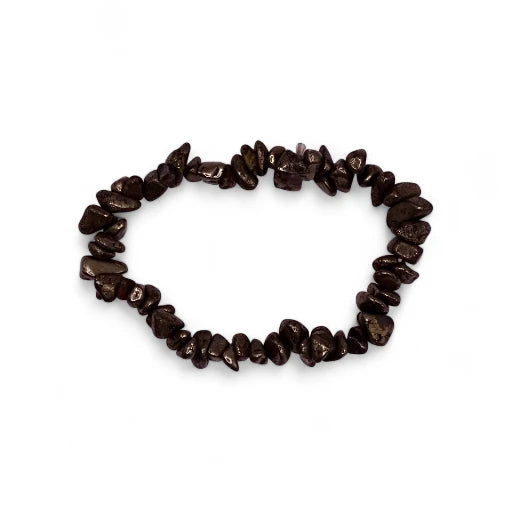 Bracelet Pyrite chips / baroque