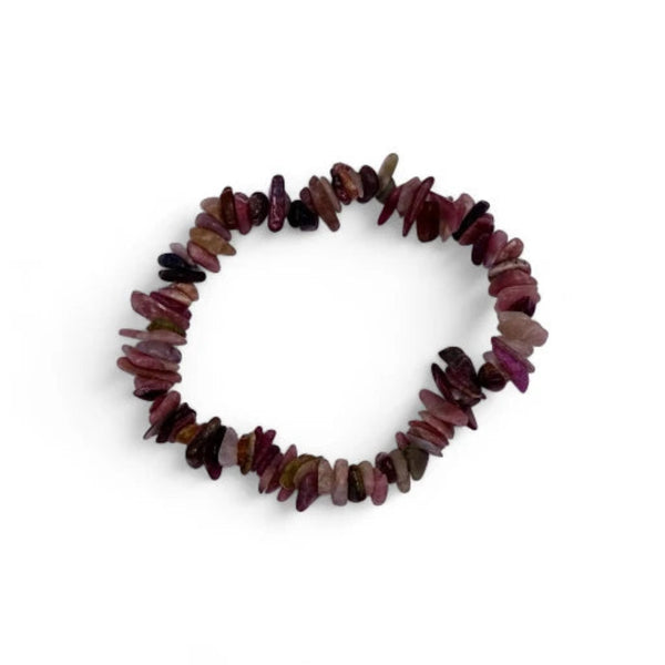 Bracelet Tourmaline Multicolore Chips/ Baroque