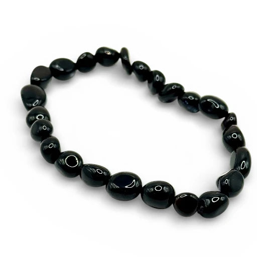 Bracelet Onyx Pierres Roulées