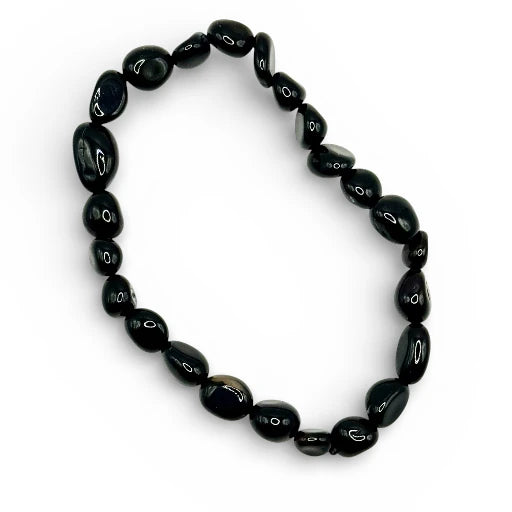Bracelet Onyx Pierres Roulées