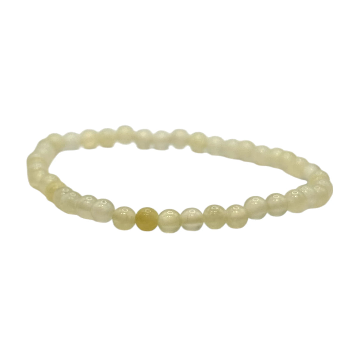 Bracelet "Chance & Prospérité" en Jade de Chine Perles Rondes