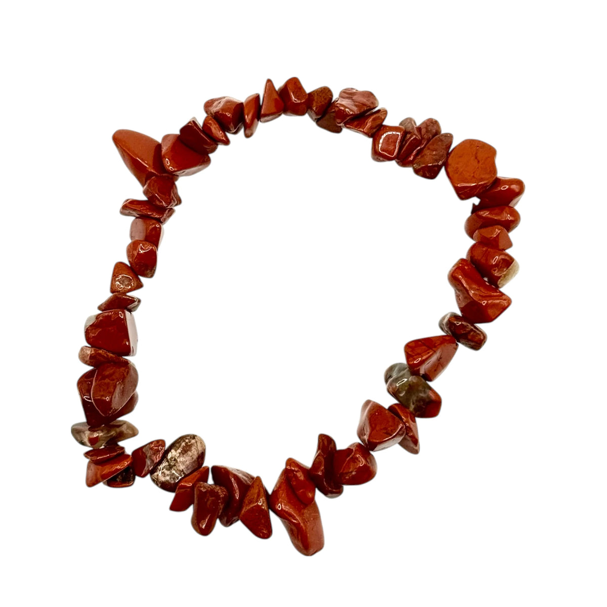 Bracelet Jaspe Rouge Chips/ Baroques