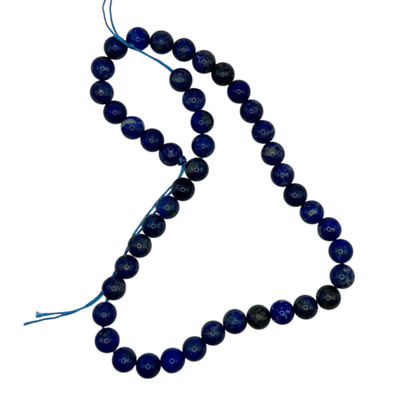 Lapis Lazuli A Fil de Perles Naturelle 4-6-8-10mm, env 39cm