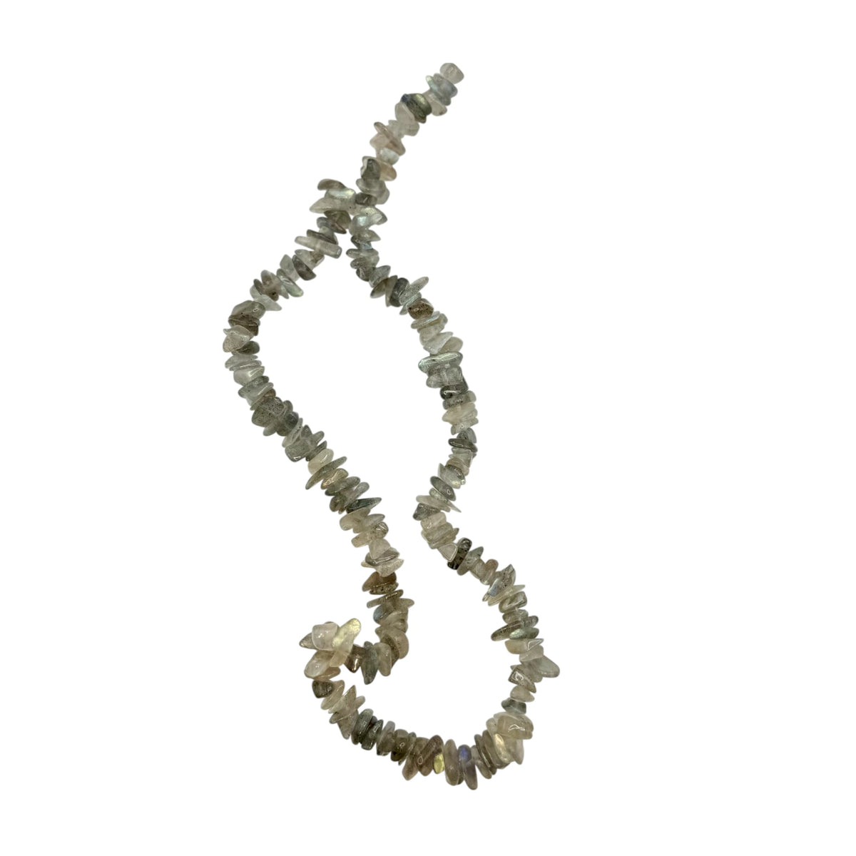 Fil de perles naturelles de Labradorite AA chips / Baroque 40cm et 80cm