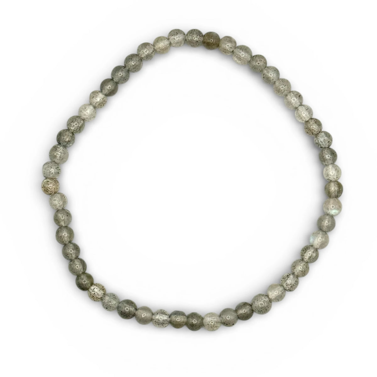 Bracelet "Protection & Intuition" en Labradorite AA Perles Rondes
