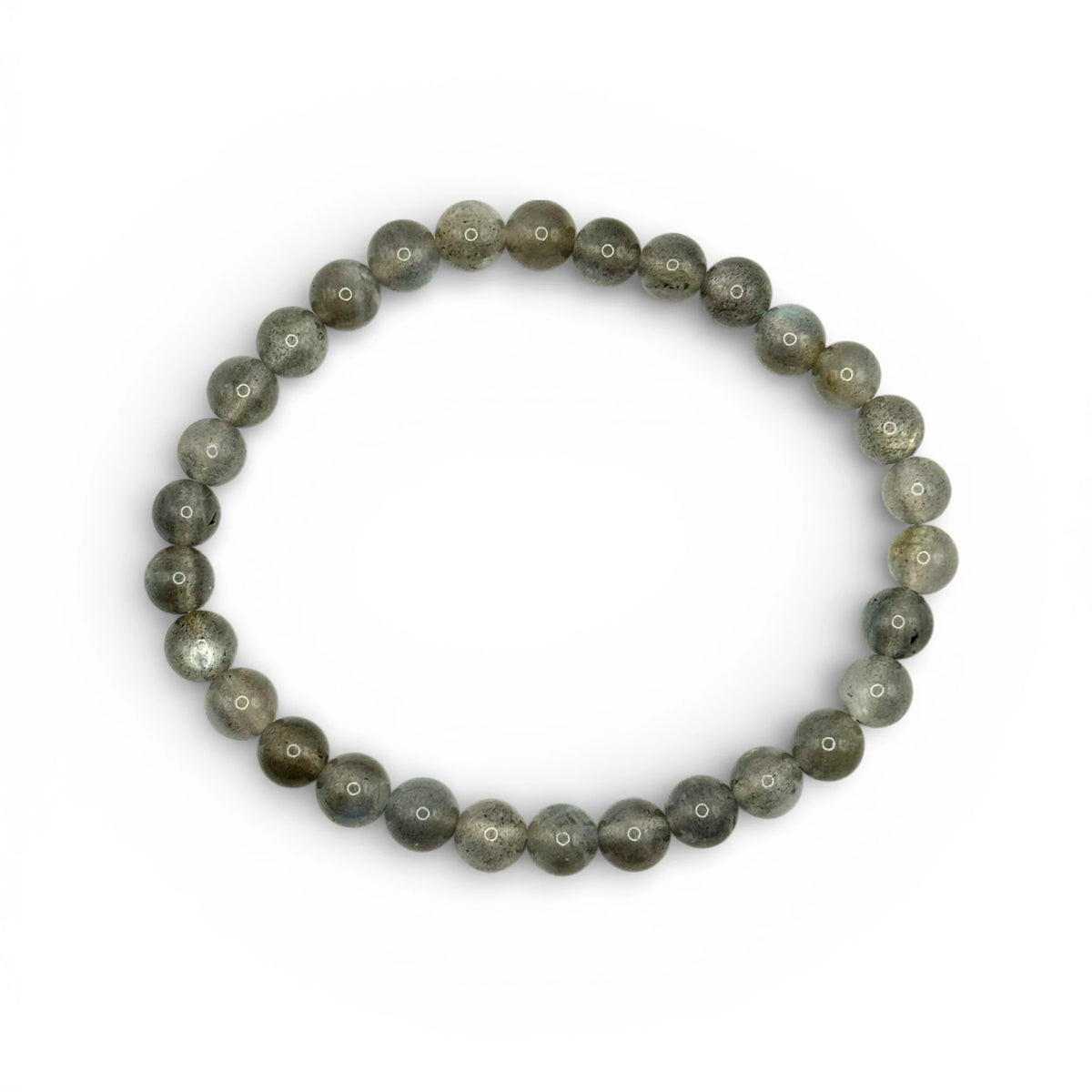 Bracelet "Protection & Intuition" en Labradorite AA Perles Rondes