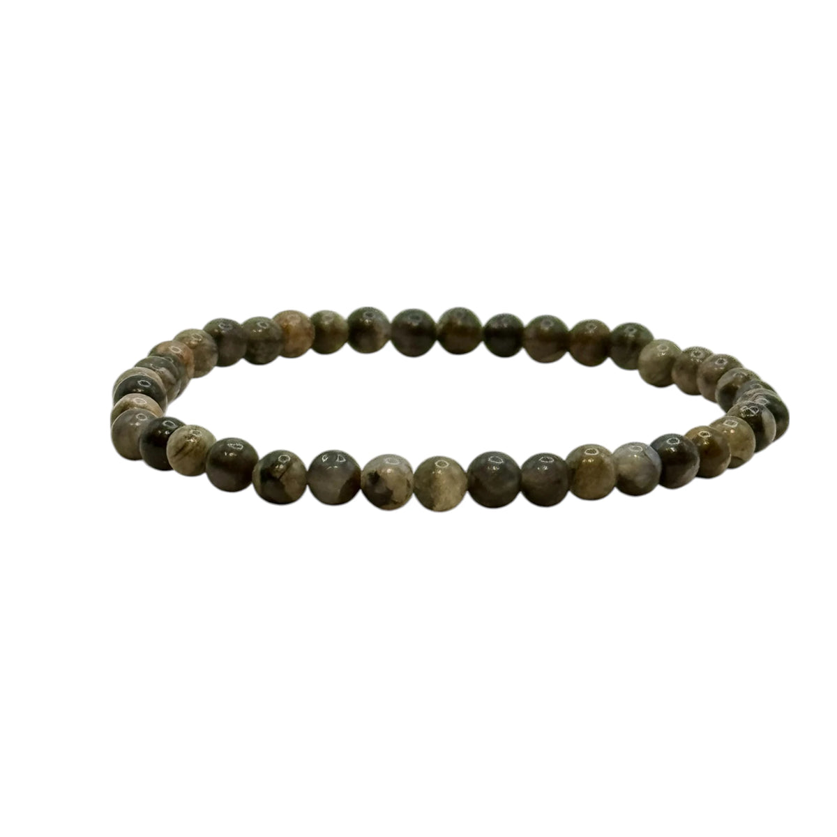 Bracelet "Sérénité & Confiance" en Libérite Perles Rondes