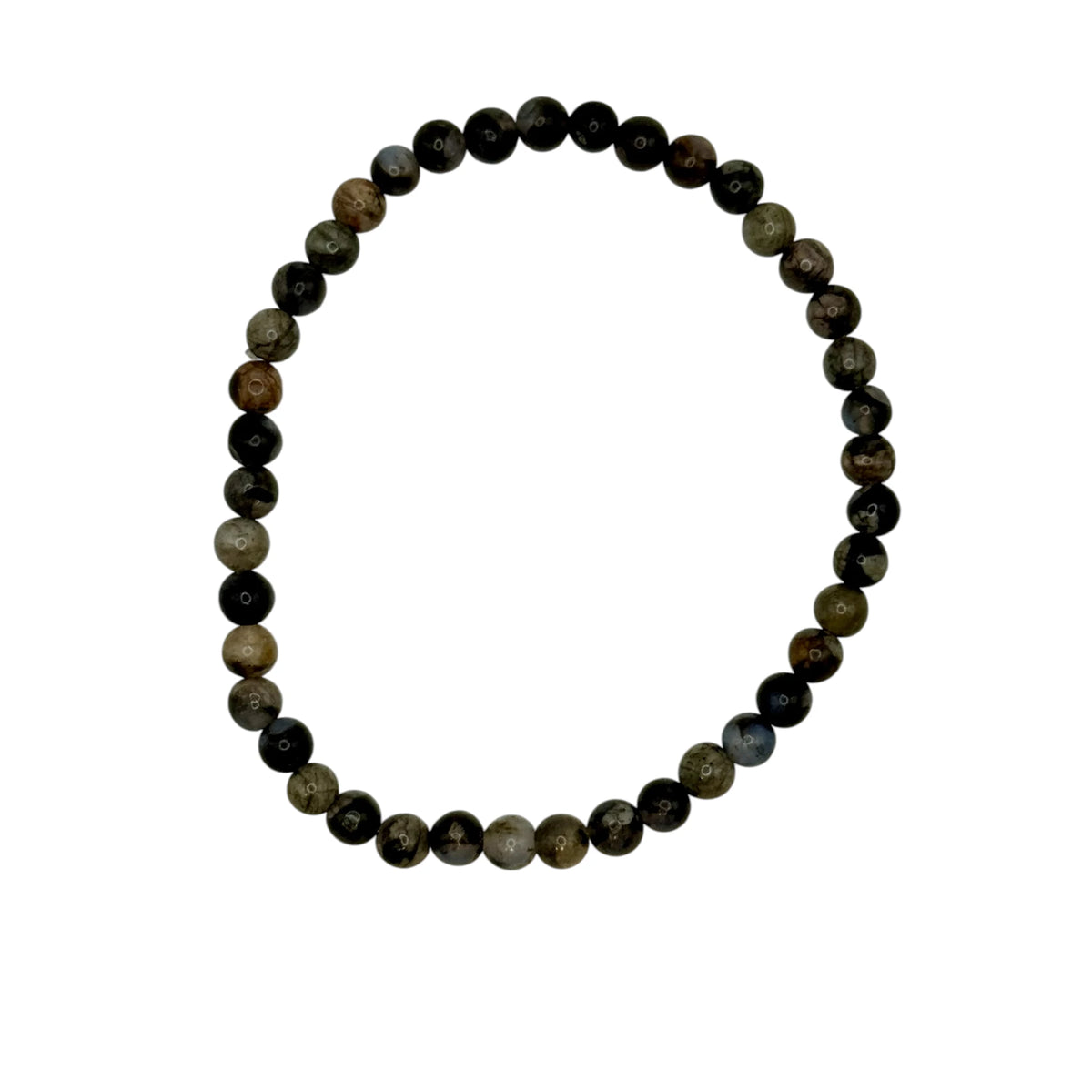 Bracelet "Sérénité & Confiance" en Libérite Perles Rondes