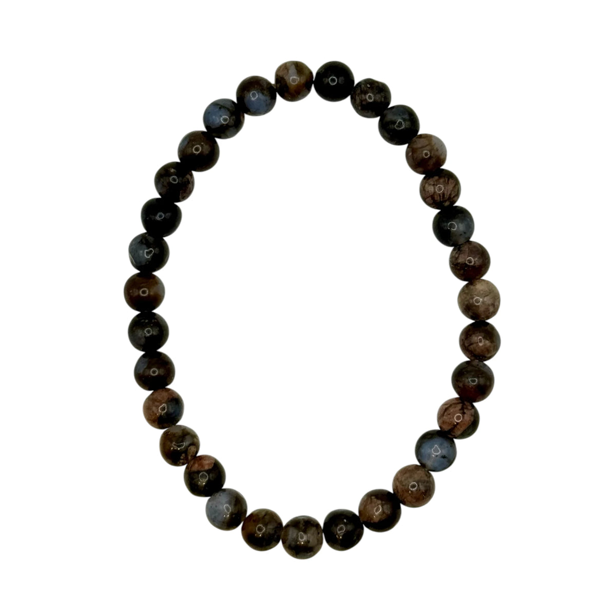 Bracelet "Sérénité & Confiance" en Libérite Perles Rondes