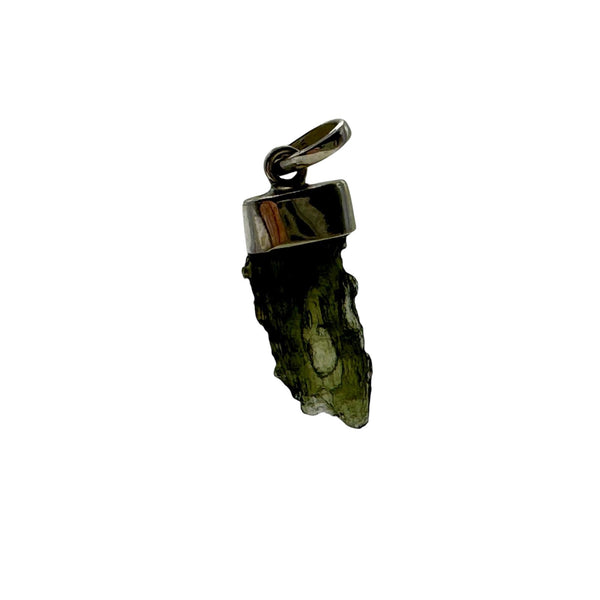 Pendentif Moldavite 2.14 gr lot 3 Argent 925