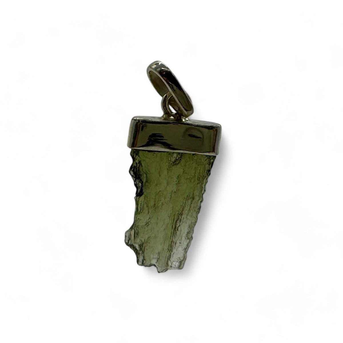 Pendentif Moldavite 2.33 gr lot 4 Argent 925