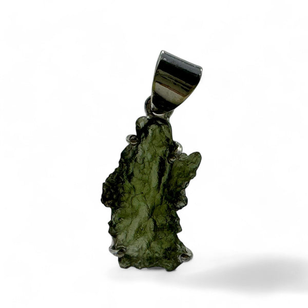 Pendentif Moldavite 4.67 gr lot 6 Argent 925