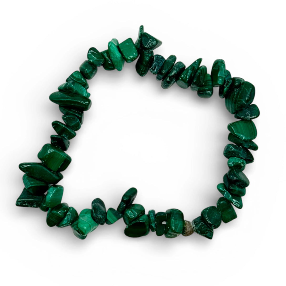 Bracelet chips Malachite