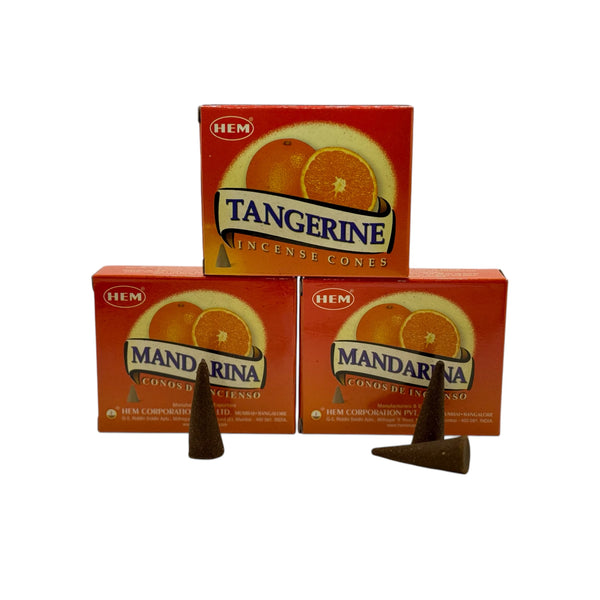 Encens Hem Mandarine, cônes
