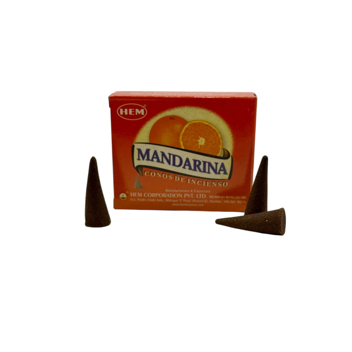 Encens Hem Mandarine, cônes