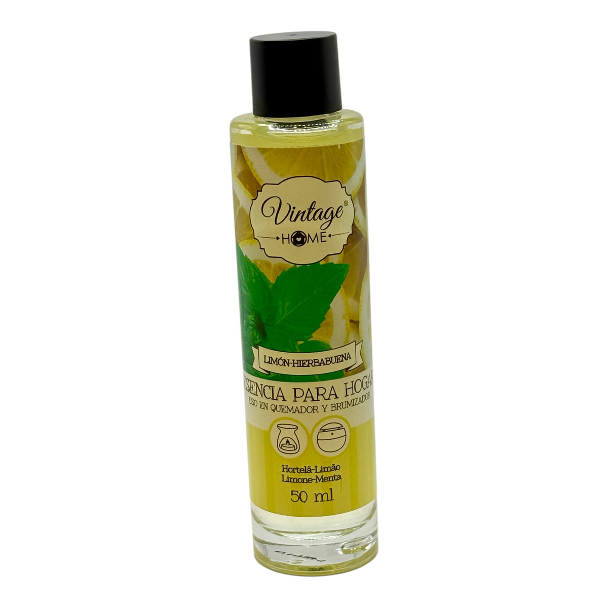 Essence humidificateur et brûleur:  Citron Menthe Poivrée 50ml