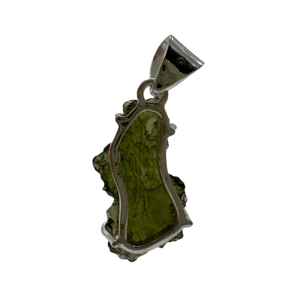 Pendentif Moldavite 4.8gr lot 10 Argent 925