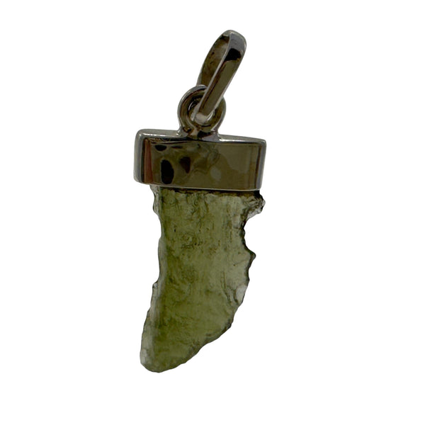 Pendentif Moldavite 1.7gr lot 11 Argent 925