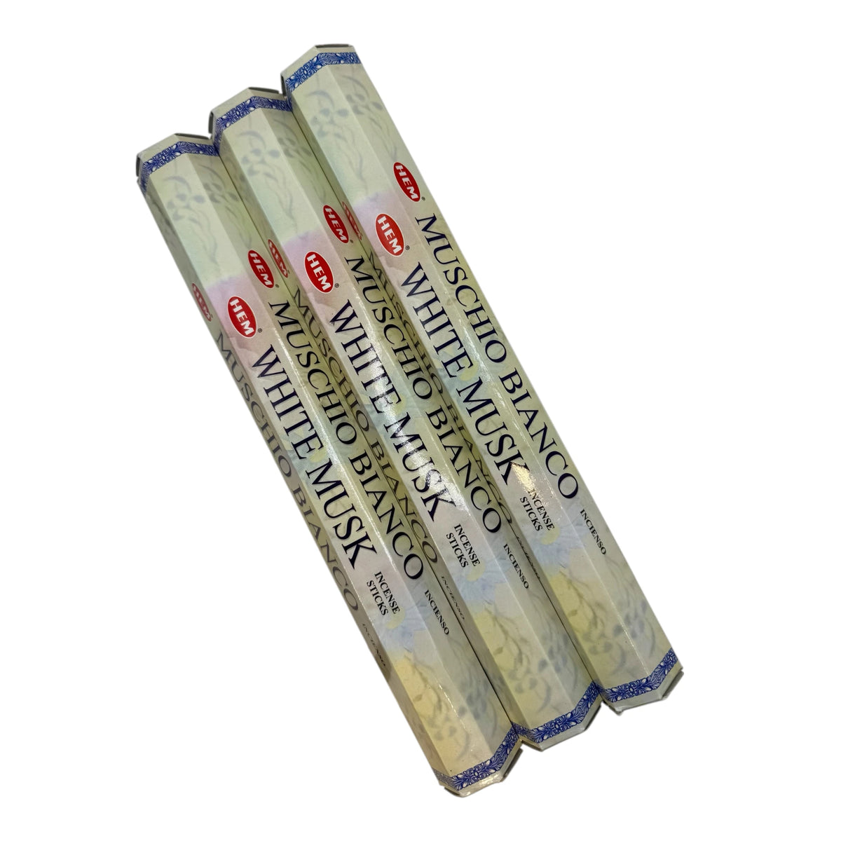 Encens Hem Musc Blanc, bâtonnets