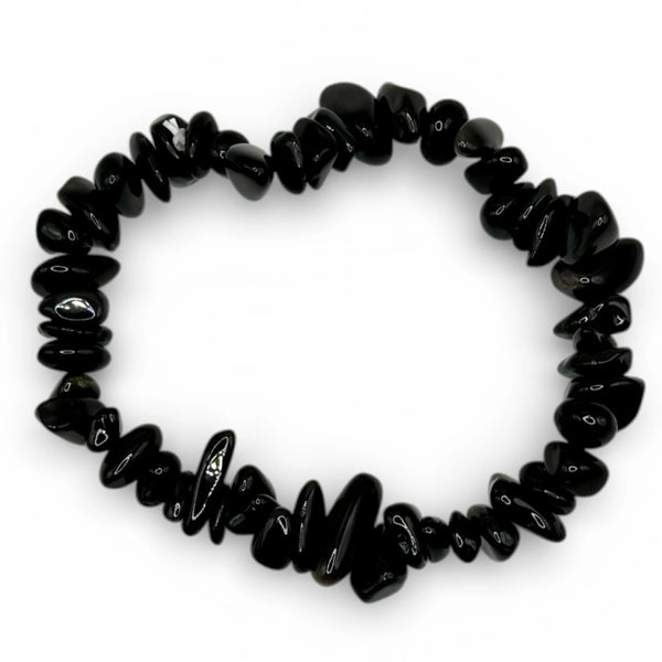 Bracelet Obsidienne Œil Céleste Chips/ Baroque