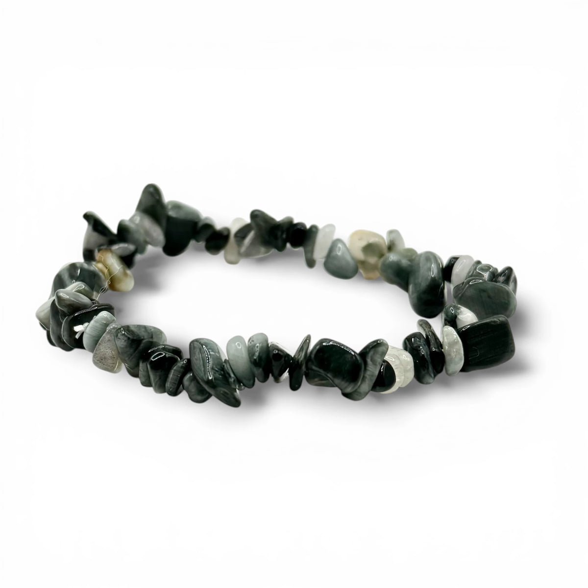 Bracelet Tourmaline Œil de Chat Chips/baroque