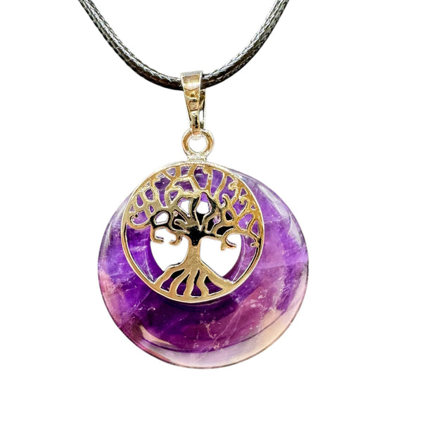 Pendentif Arbre de Vie Améthyste