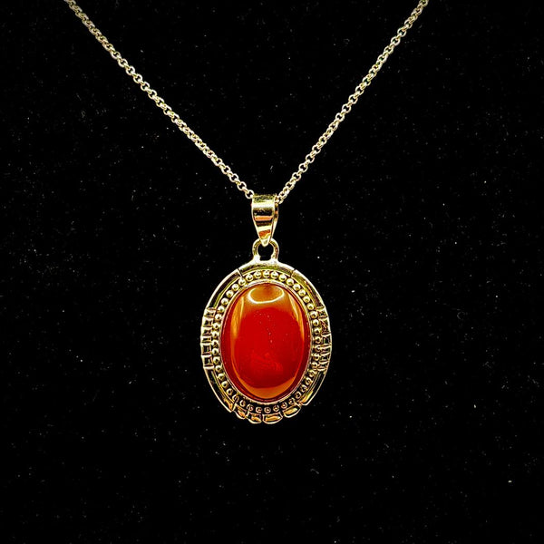 Pendentif Cube de Métatron 37mm argent 925 et Cornaline